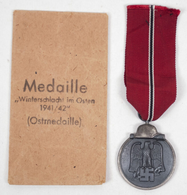 Ostmedaille Winterschlacht im Osten medaille + enveloppe (MM 93 Richard Simm & Sohne)