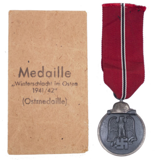 Ostmedaille Winterschlacht im Osten medaille + enveloppe (MM 93 Richard Simm & Sohne)