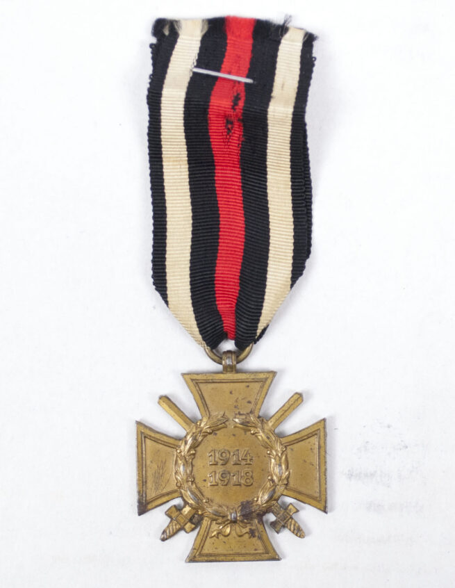 Frontkämpfer Ehrenkreuz + citation (1935)