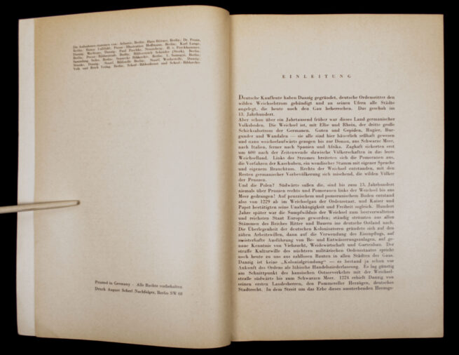 (Book) Danzig ist Deutsch (1939)