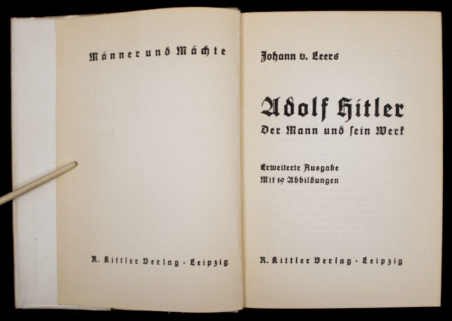 (Book) Johann von Leers - Männer und Mächte Adolf Hitler (1933)