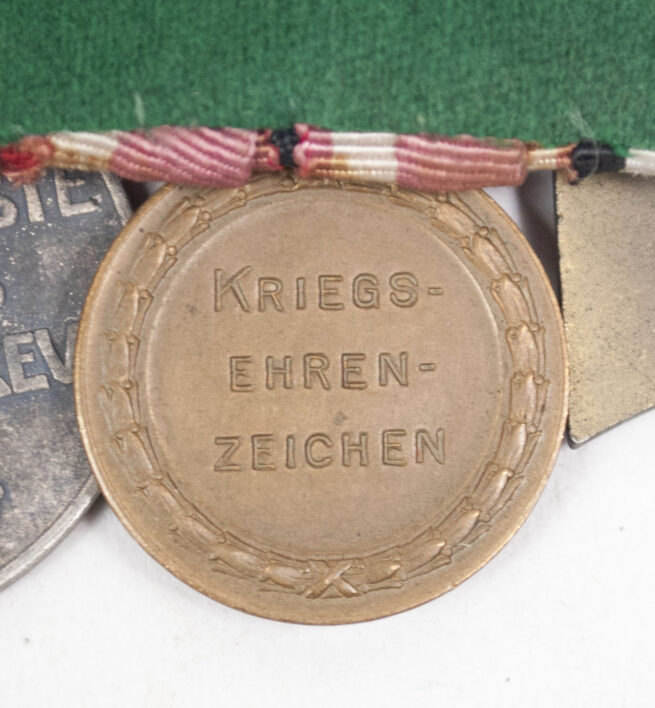 (Hessen Prussia) Nichtkämpferkreuz, Kriegsehrenzeichen bronze, Prussian Red Cross medal, Reserve Landwehr medal