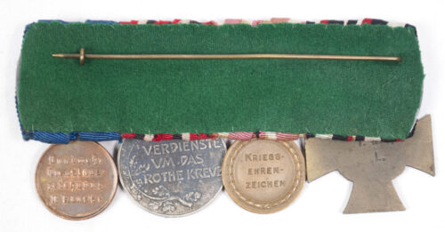(Hessen Prussia) Nichtkämpferkreuz, Kriegsehrenzeichen bronze, Prussian Red Cross medal, Reserve Landwehr medal