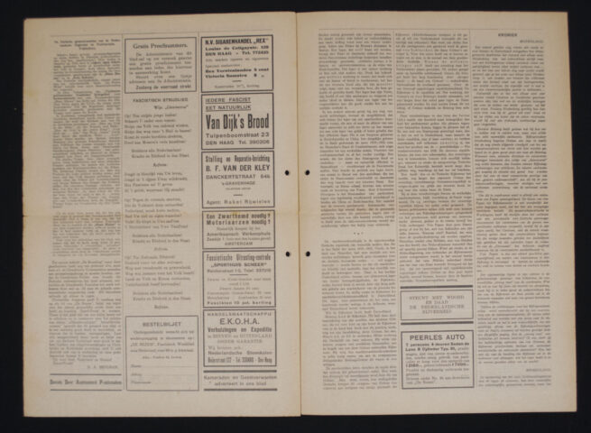 (Newspaper) De Bezem Fascistisch weekblad voor Nederland 5e jaargang No.28 (10 juni 1932)
