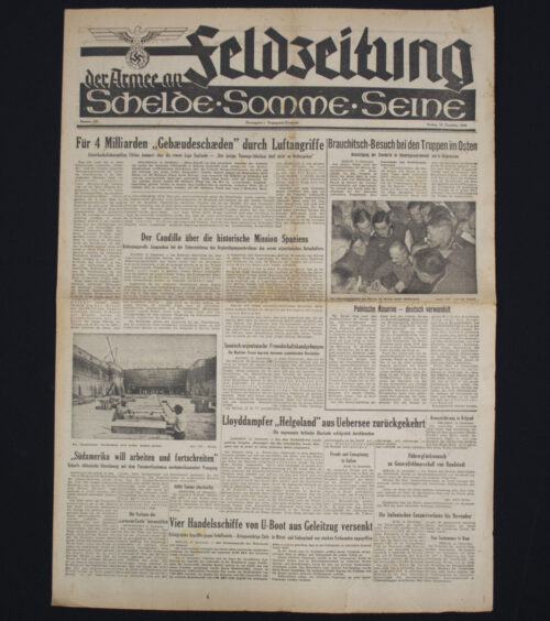 (Newspaper) feldzeitung der Armee an Schelde-Somme-Seine - Nummer 123 (13. Dezember 1940)