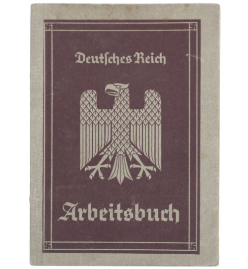 Arbeitsbuch first type Arbeitsamt München (1935)