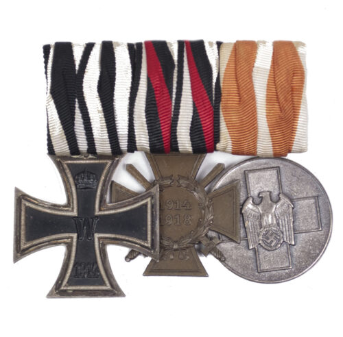 WWII Medalbar with Ek2, FEK, Volkspflege medaille