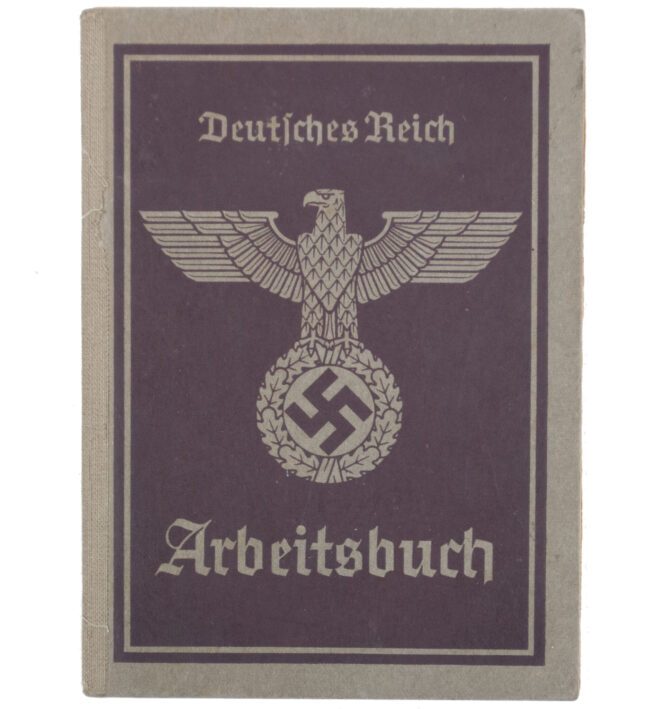 Arbeitsbuch second type Arbeitsamt Dresden (1939)