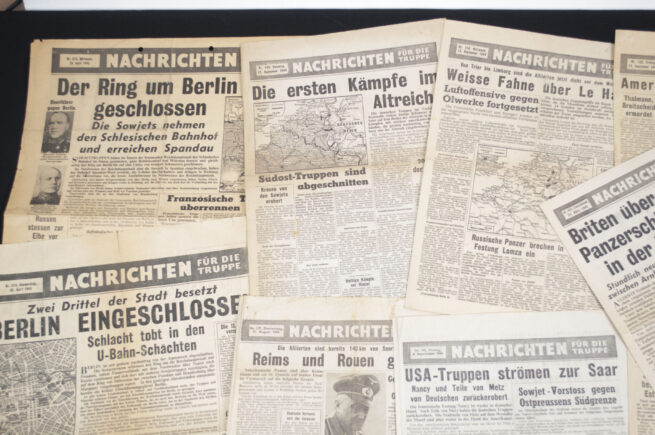 (Pamphlet) Collection of 13 editions of Nachrichten für die Truppe PamphletsNewspapers