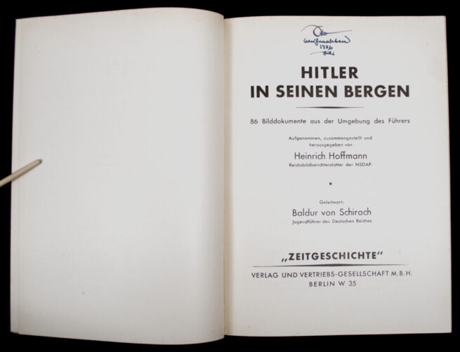 (Book) Hitler in seinen Bergen (1935)