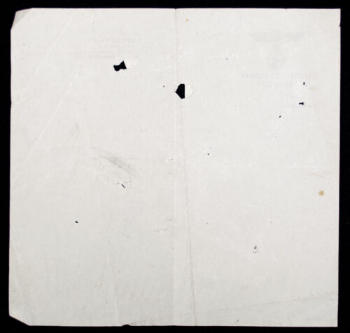 A sheet of original Kanzlei des Führers der NSDAP