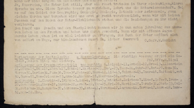 (Newspaper) Der Scheinwerfer - Zeitung für das Kriegsgefangenenlager Camp Forrest 9. Juni 1945 (RARE!)
