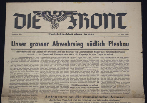 (Newspaper) Die Front - Nachrichtenblatt einer Armee nummer 984 - 12. April 1944