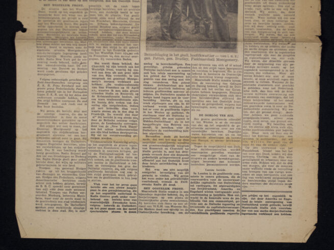 (Newspaper) Het Laatste Nieuws van ver en dichtbij 1 April 1945 (German propaganda!)