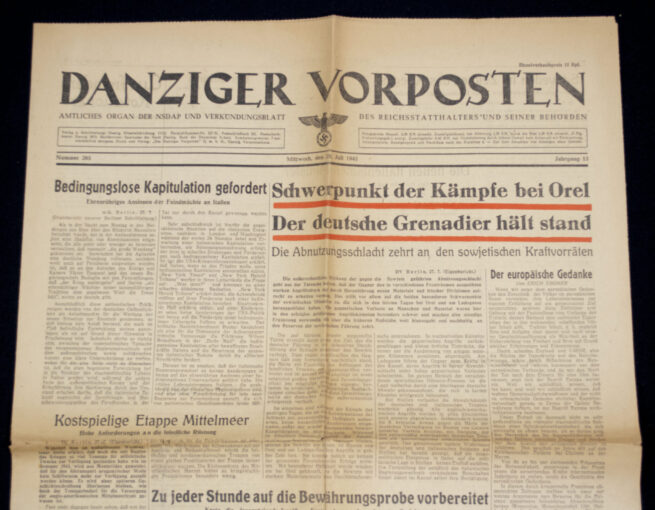 (Newspaper) Danziger Vorposten (1943)