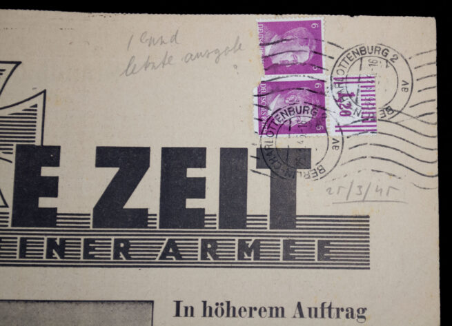 (Newspaper) Eiserne Zeit - Frontzeitung einer Armee Nummer 1 (1945)