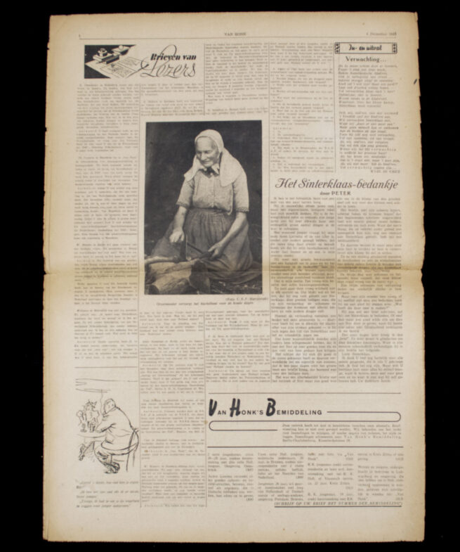 (Newspaper NSB) Van Honk Weekblad voor de Nederlandsche Werkers in Duitschland 3e jrg. Nr. 48 (1943)