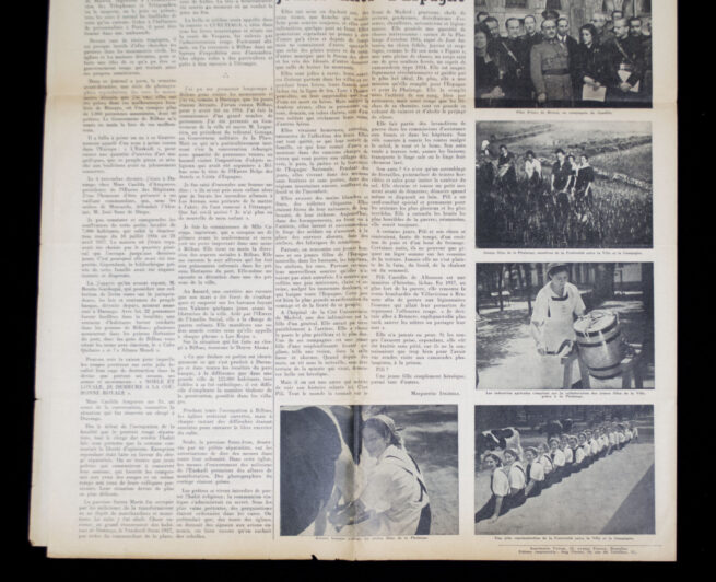 (Newspaper) Spanish Civil War - La Nation Espagnole 12 Janvier 1939