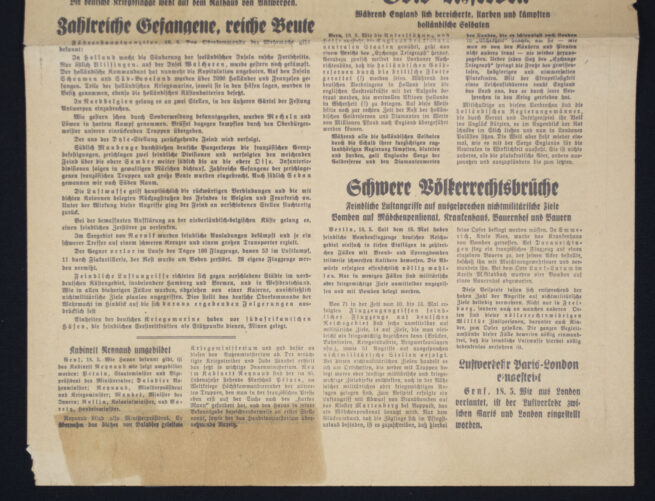 (Newspaper) Westfront Folge 174 Sonntag, 19 Mai 1940