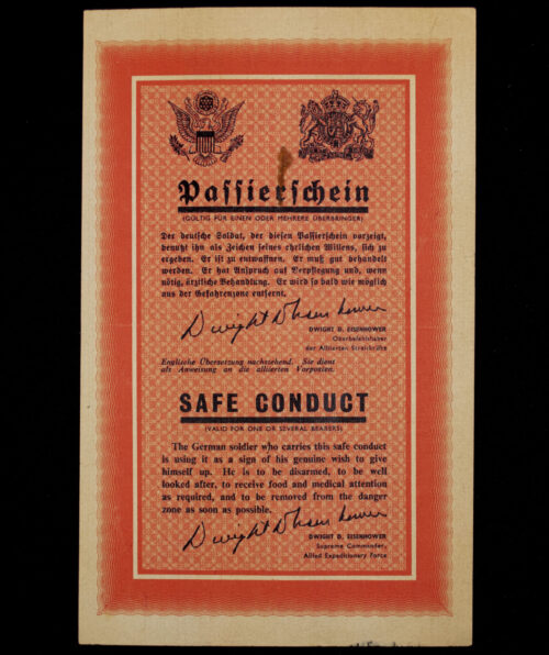 (Pamphlet) Passierschein Safe Conduct