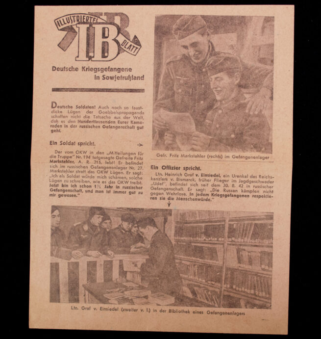 (Pamphlet) Illustriertes Blatt - Deutsche Kriegsgefangene in Sowjetrussland