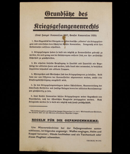 (Pamphlet) Passierschein Safe Conduct