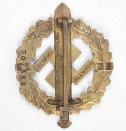 SA Sportabzeichen bronze #307388 (maker E. Schneider)