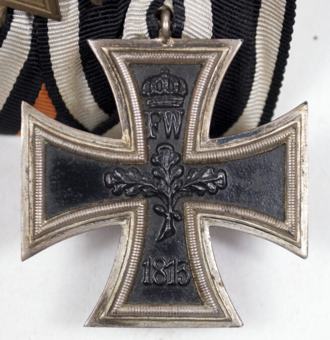 German medalbar with Iron Cross + FEK (maker marked Alfred Kochmann Berlin)
