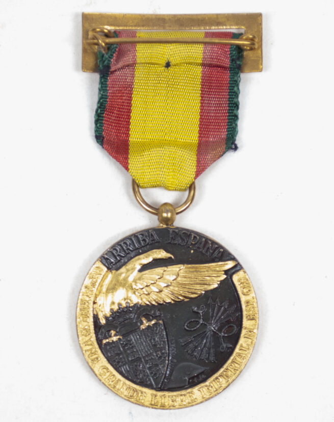 Spanish Civil War medal Legion Condor - Egaña- Medalla de la Campaña + case 1936-1939 for Non Combattants