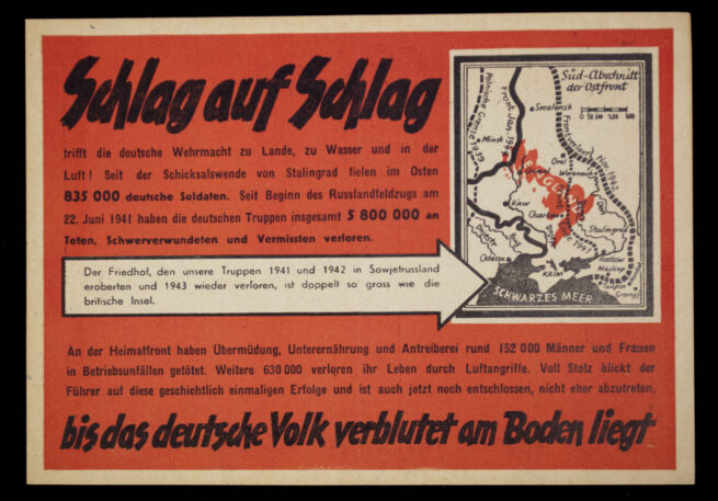 (Pamphlet) Schlag auf Schlag (Allied anti German propaganda) (1942)