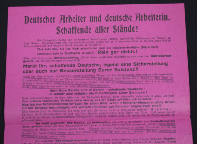(Pamphlet) NSDAP Reichstags Elections pamphlet (1932)