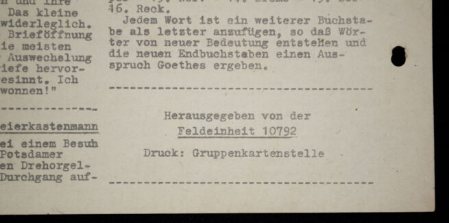 (Newspaper) Panzerfaust. Feldzeitung für Soldaten einer Panzerarmee. Nr.24 (1941)