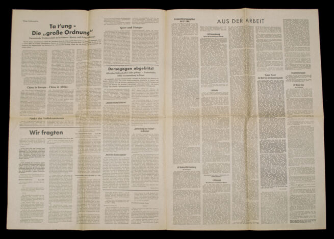 (Newspaper) Der Stahlhelm (Stahlhelmdbund) - Organ des Bund der Frontsoldaten (1961)