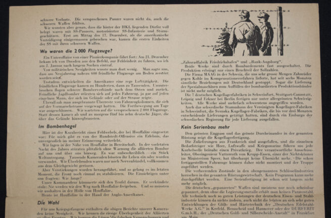 (Pamphlet) Die Brücke - Herausgegeben von deutschen Kriegsgefangenen in England 1 Februar 1945