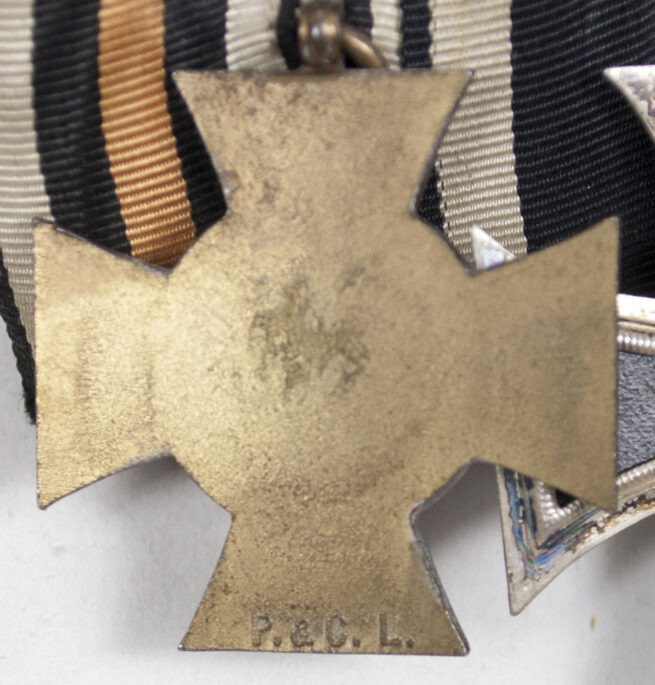 German medalbar with EK2 and FEK (Maker marked Wolf. Rob Schwarz)