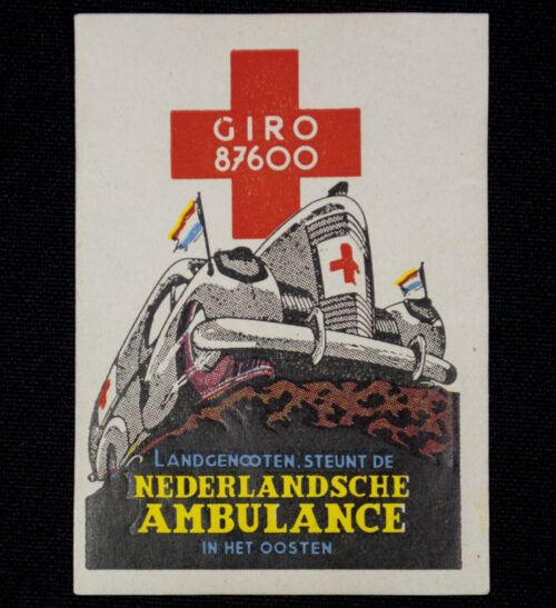 (DutchGermanic SS) - Ambulance Vrijwilligers Legioen Nederland closing stampenveloppe seal