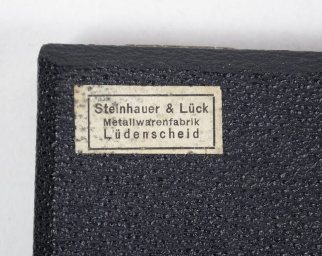 SA non portable plaque +etui - Ehrenpreis der S.A. Gruppe Niederrhein 16.-18.6.1939 (Maker Steinhauer & Lück)