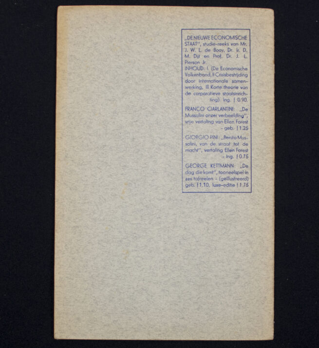 (Brochure) De Schuldigen door Habeo Teneo - De Amsterdamsche Keurkamer (1934)