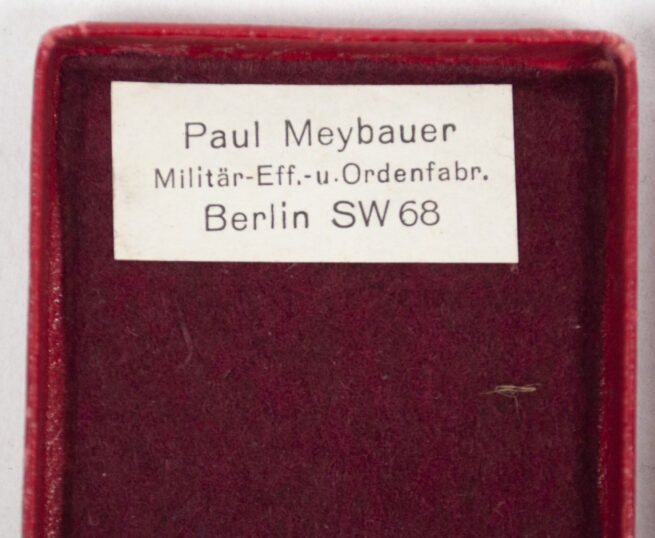 Treue Dienst 25 Jahre + etui (Maker Paul Meybauer Militär-Eff.-u.Ordenfabr. Berlin SW68)