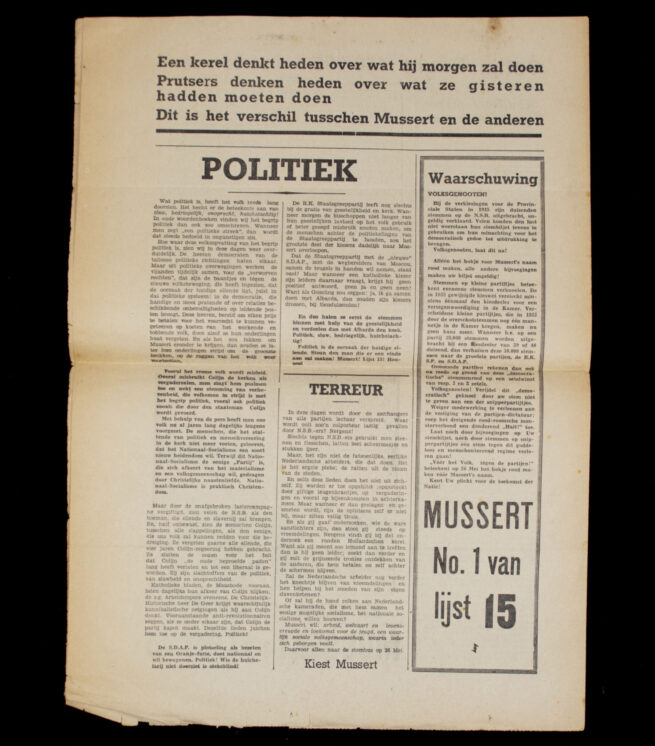 (Newspaper) Het Arbeidsfront nummer 49 (1937)