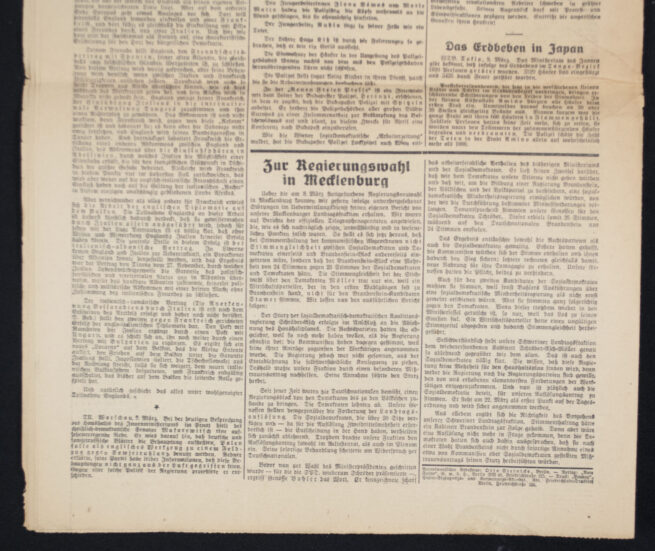 (Newspaper) Die Rote Fahne - Zentraloran der Kommunistischen Partei Deutschlands - 10. März (1927)