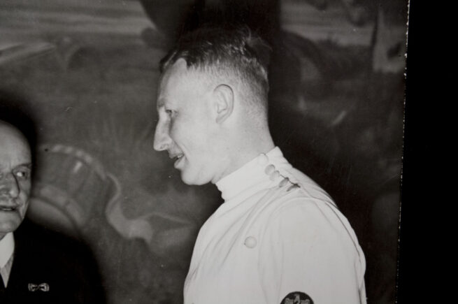 Pressphoto SS Gruppenführer Reinhard Heydrich fencing - EXTREMELEY RARE!