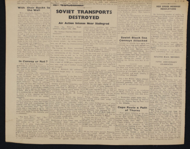 (Newspaper) Guernsey Evening Press Wednesday, August 12 (1942)