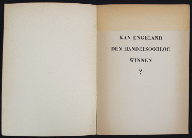(Brochure NSB) Kan Engeland den handelsoorlog winnen (1939)