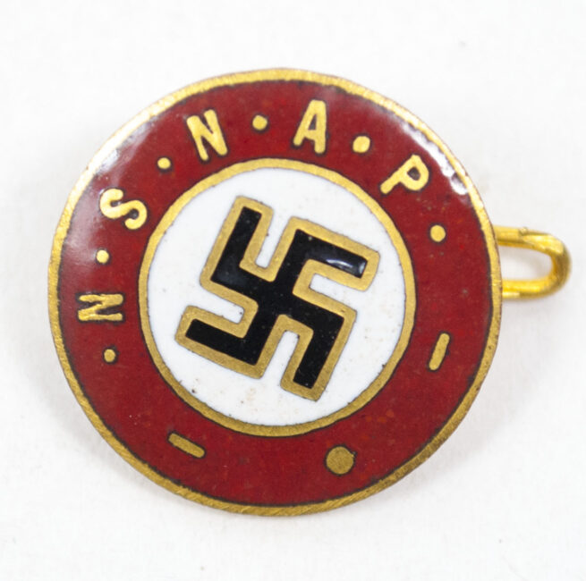 Nationaal-Socialistische Nederlandsche Arbeiderspartij (NSNAP) Rappard Memberbadge (2)