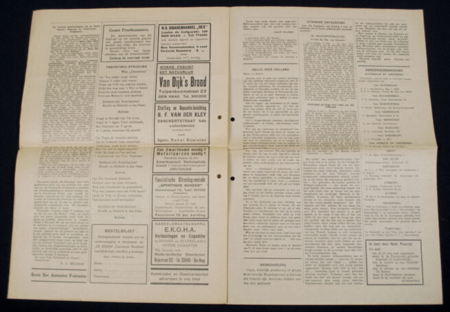 (Newspaper) De Bezem Fascistisch weekblad voor Nederland 5e jaargang No.28 (10 juni 1932)