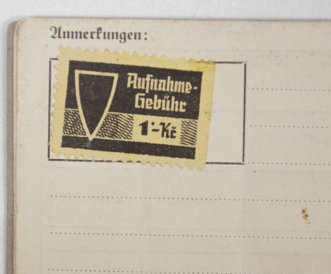 Sudetendeutsche Partei (SDP) Mitgliedsausweis member pass
