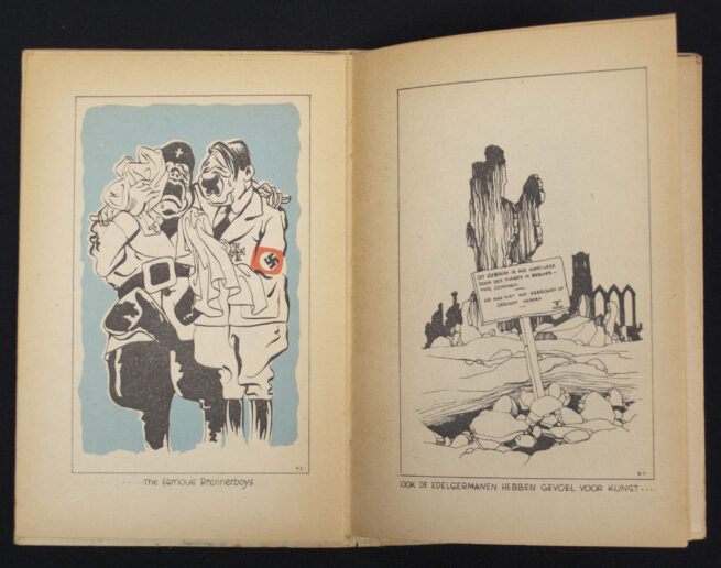 (Booklet) Moffenspiegel. Een boekje over Adolf de Eerste (en de laatste) en zijn trawanten (1945)