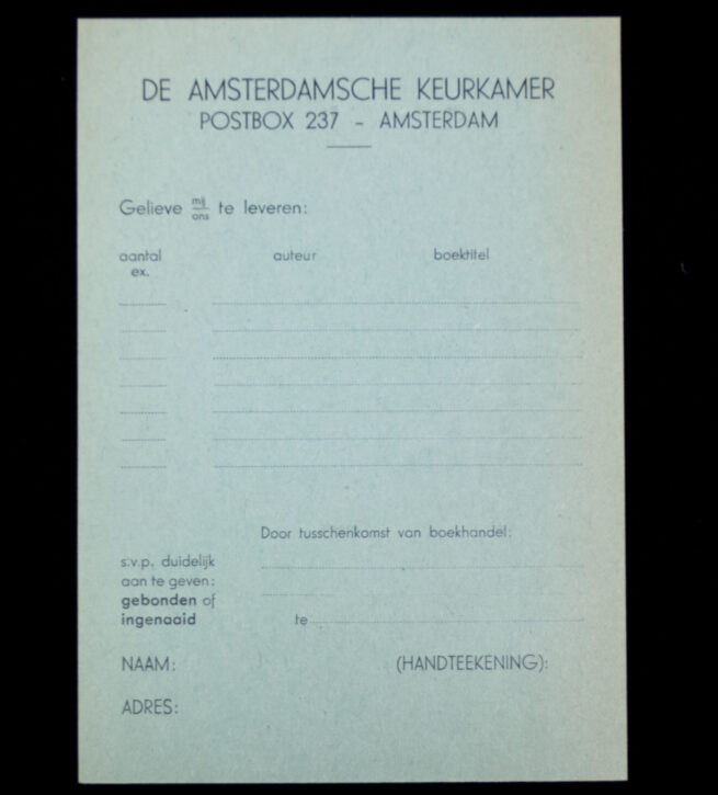 (Brochure) De Schuldigen door Habeo Teneo - De Amsterdamsche Keurkamer (1934)