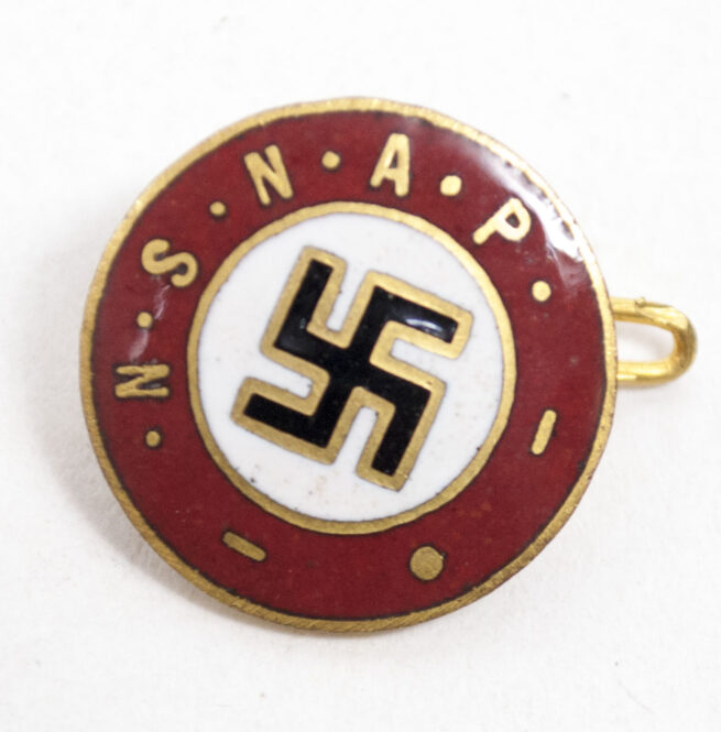 Nationaal-Socialistische Nederlandsche Arbeiderspartij (NSNAP) Rappard Memberbadge (2)